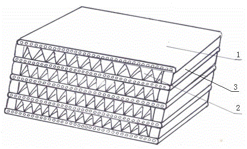 A flat tube counterflow heat exchanger