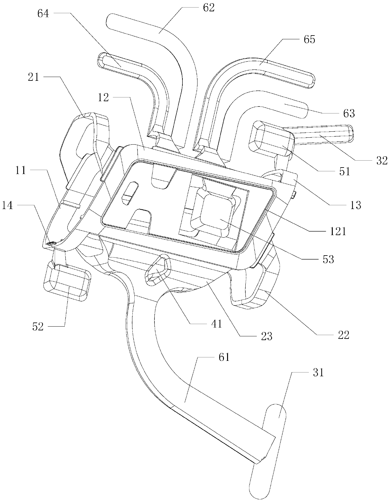 Metal shell cinder ladle structure