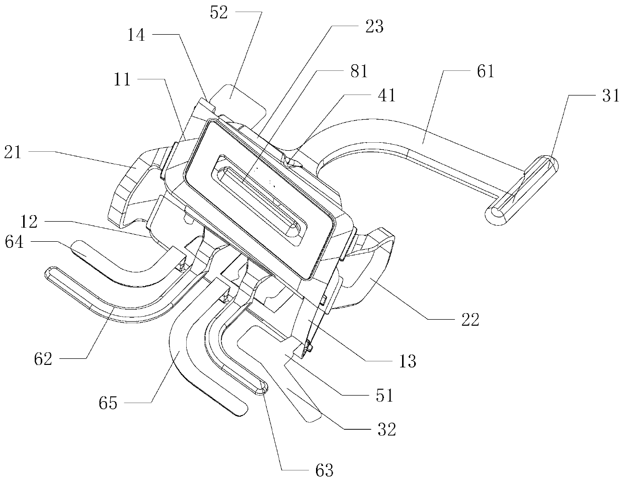 Metal shell cinder ladle structure