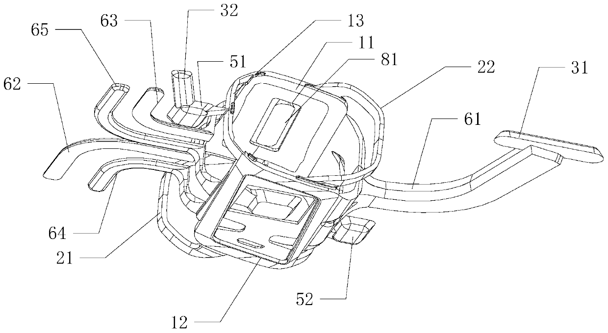 Metal shell cinder ladle structure