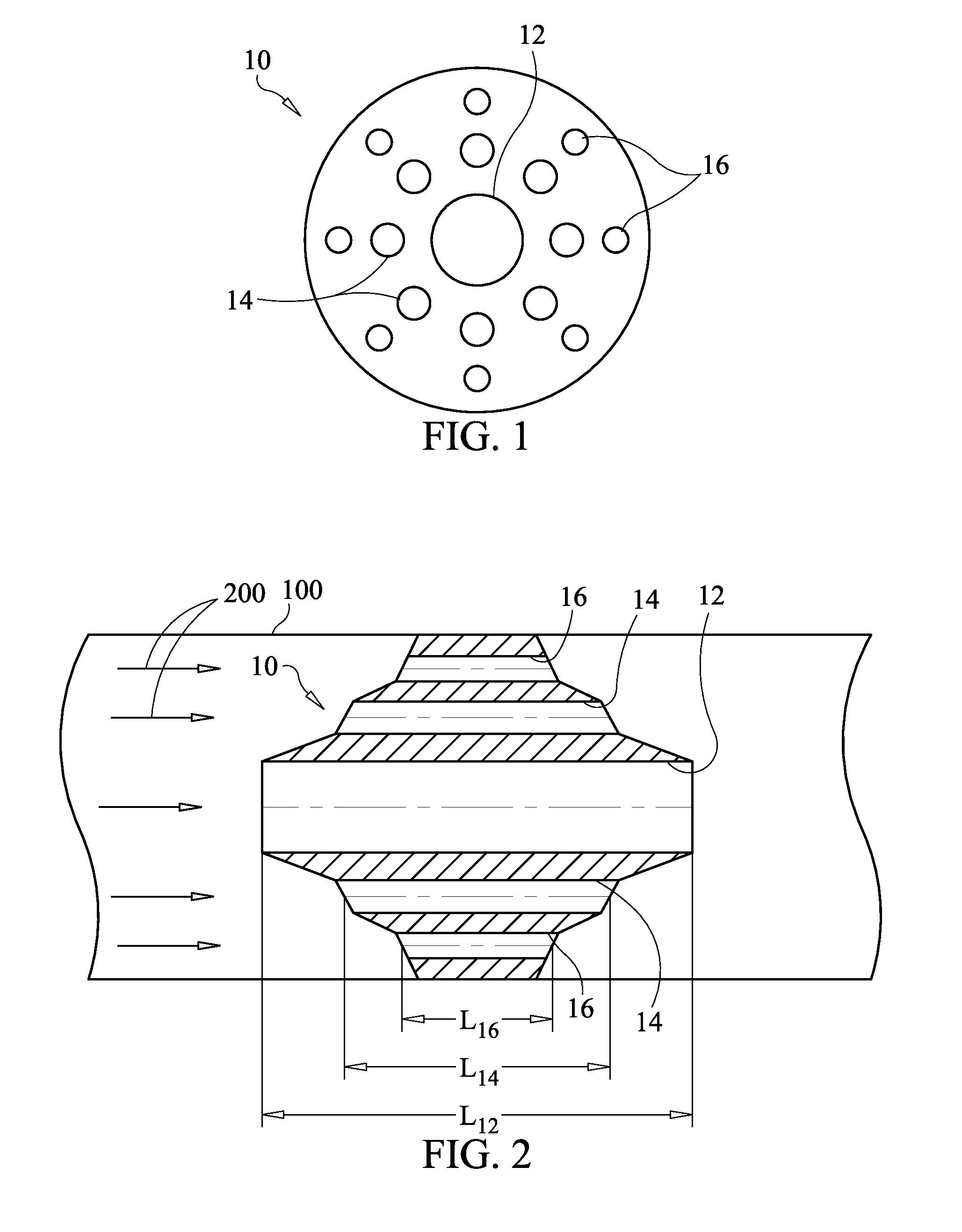 Flow plug with length-to-hole size uniformity for use in flow conditioning and flow metering
