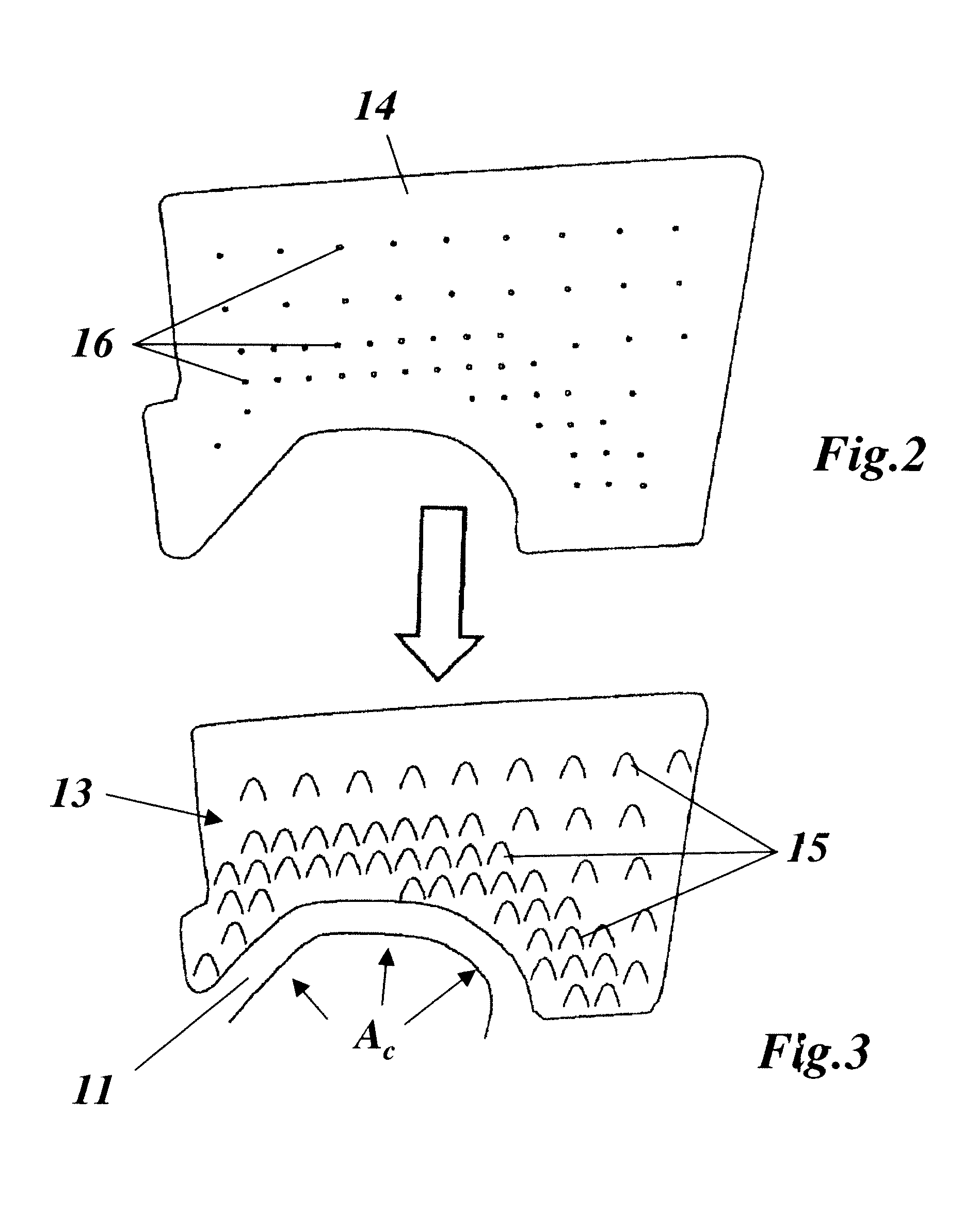 Cooled constructional element for a gas turbine