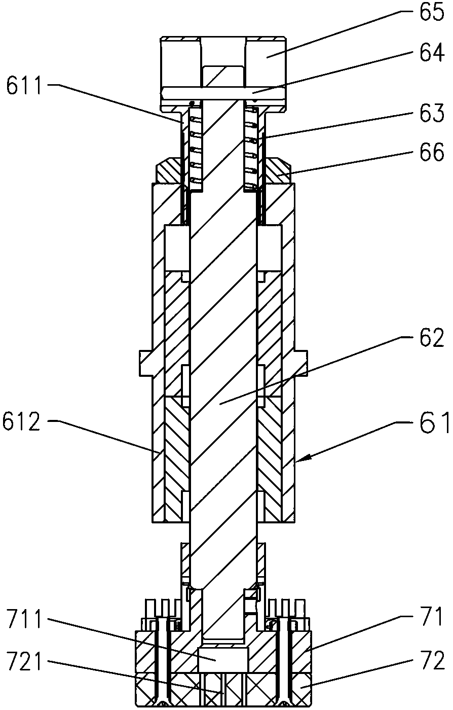 Double-point compressing device