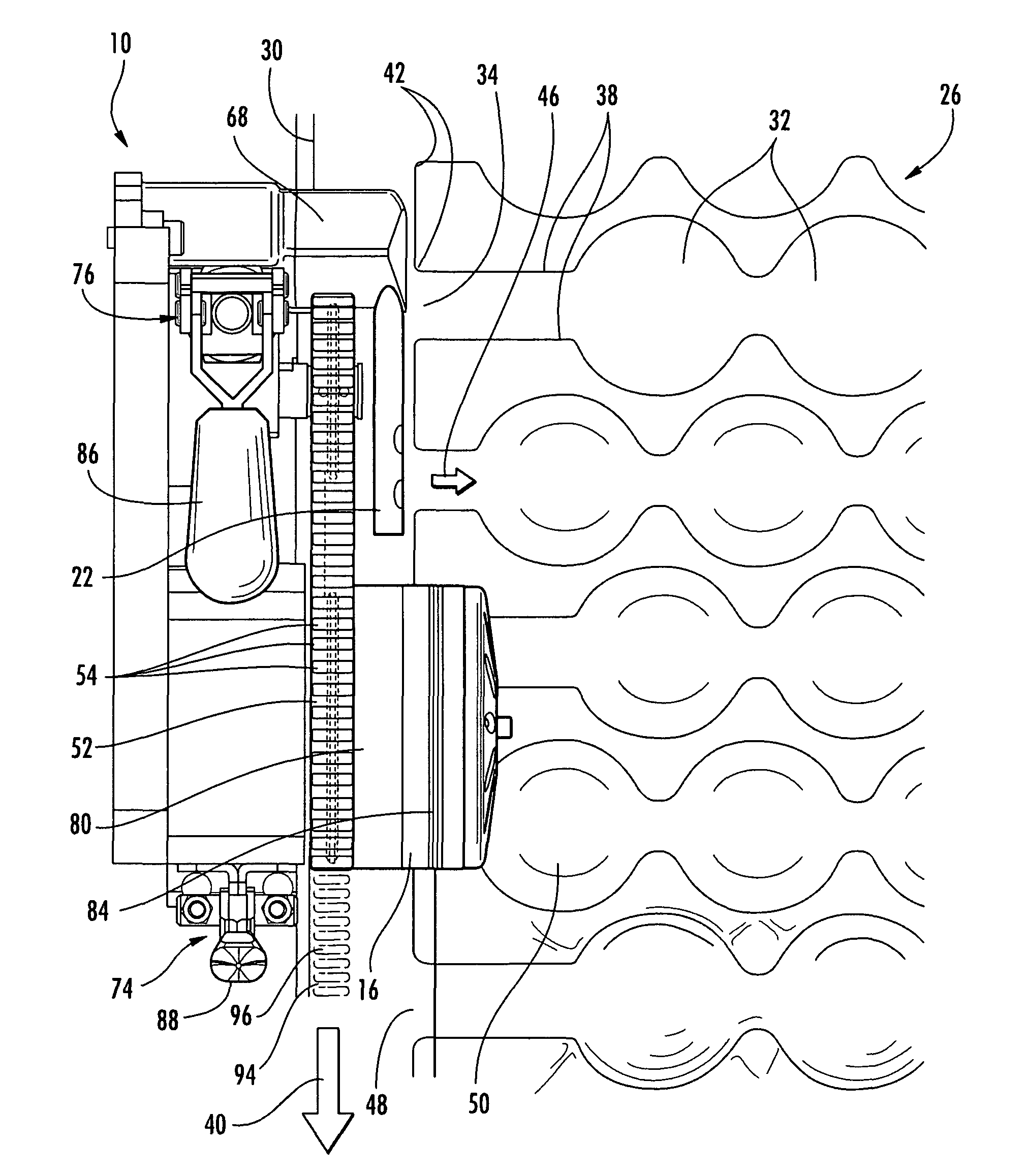 Machine for inflating and sealing an inflatable structure