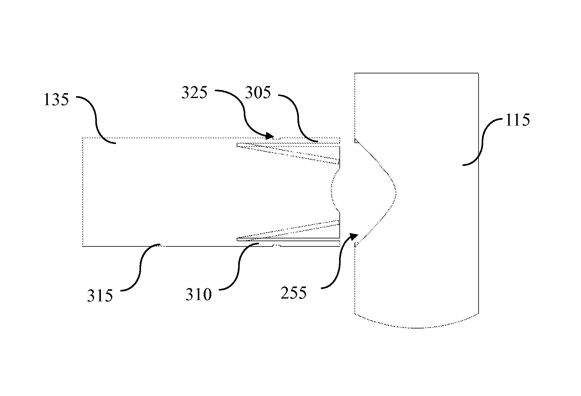 Protective assembly and method for mounting same, upright and sleeve of such a protective assembly