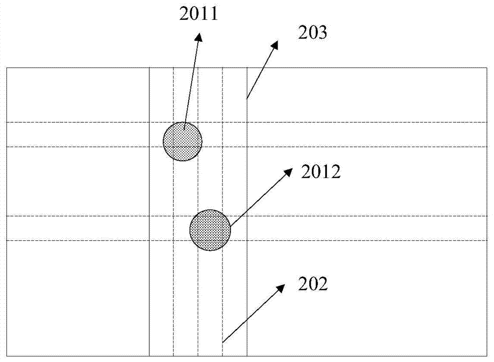 A method and device for determining candidate touch points