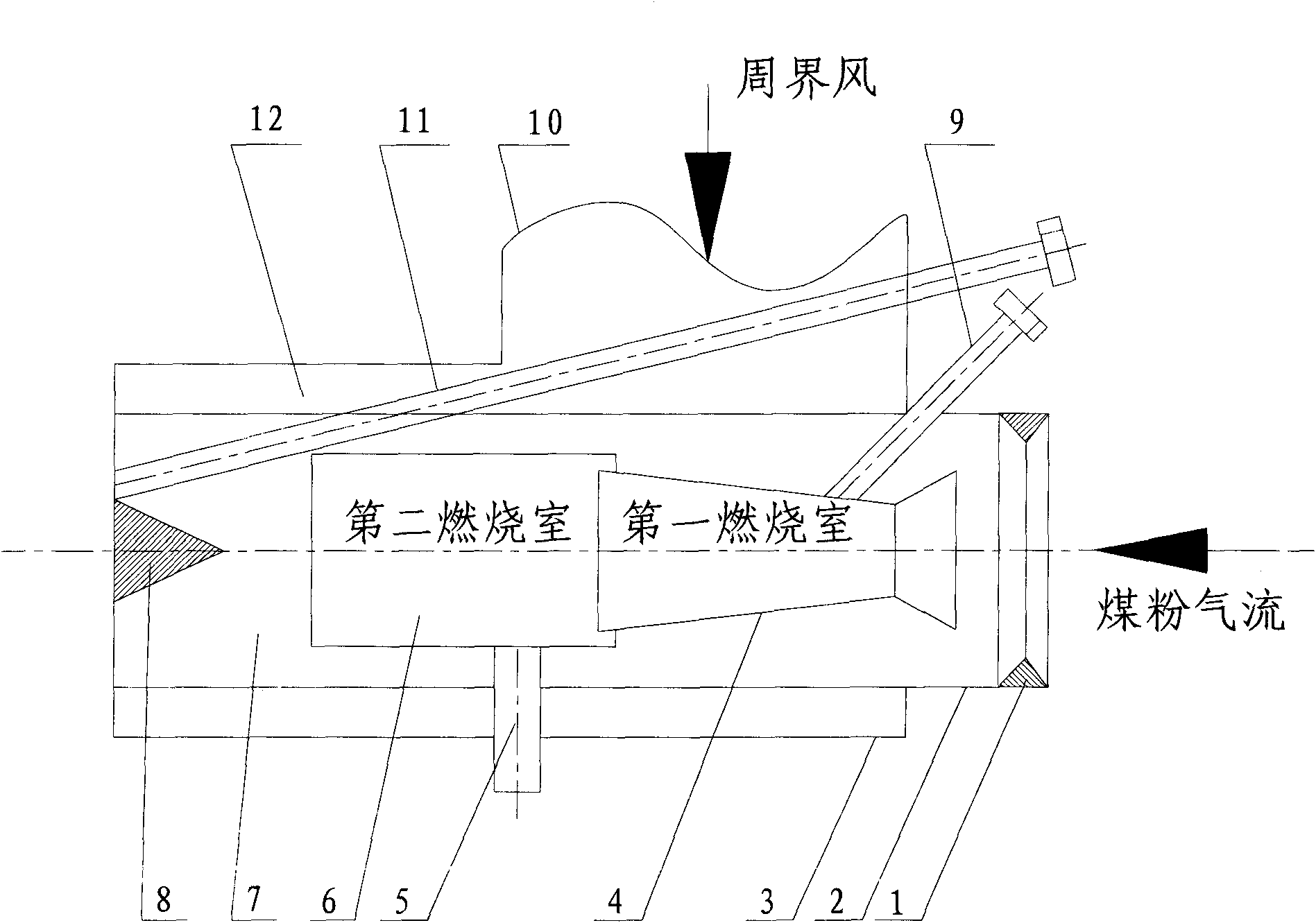 Oil-saving ignition method for fault coal and pulverized coal burner applying method