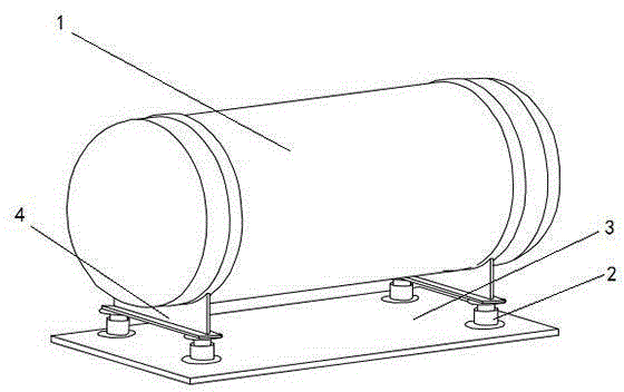 Pressure monitoring method for liquid level of vehicle-mounted liquefied natural gas tank