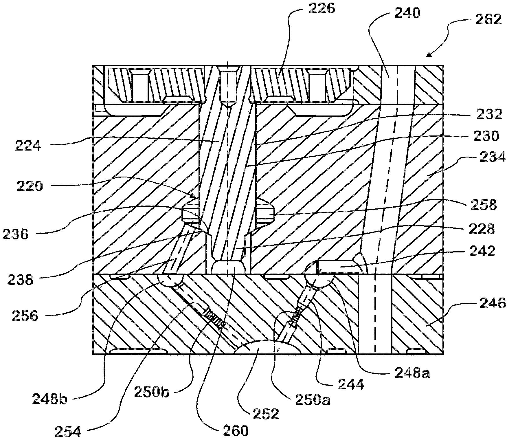 Two-way needle control valve