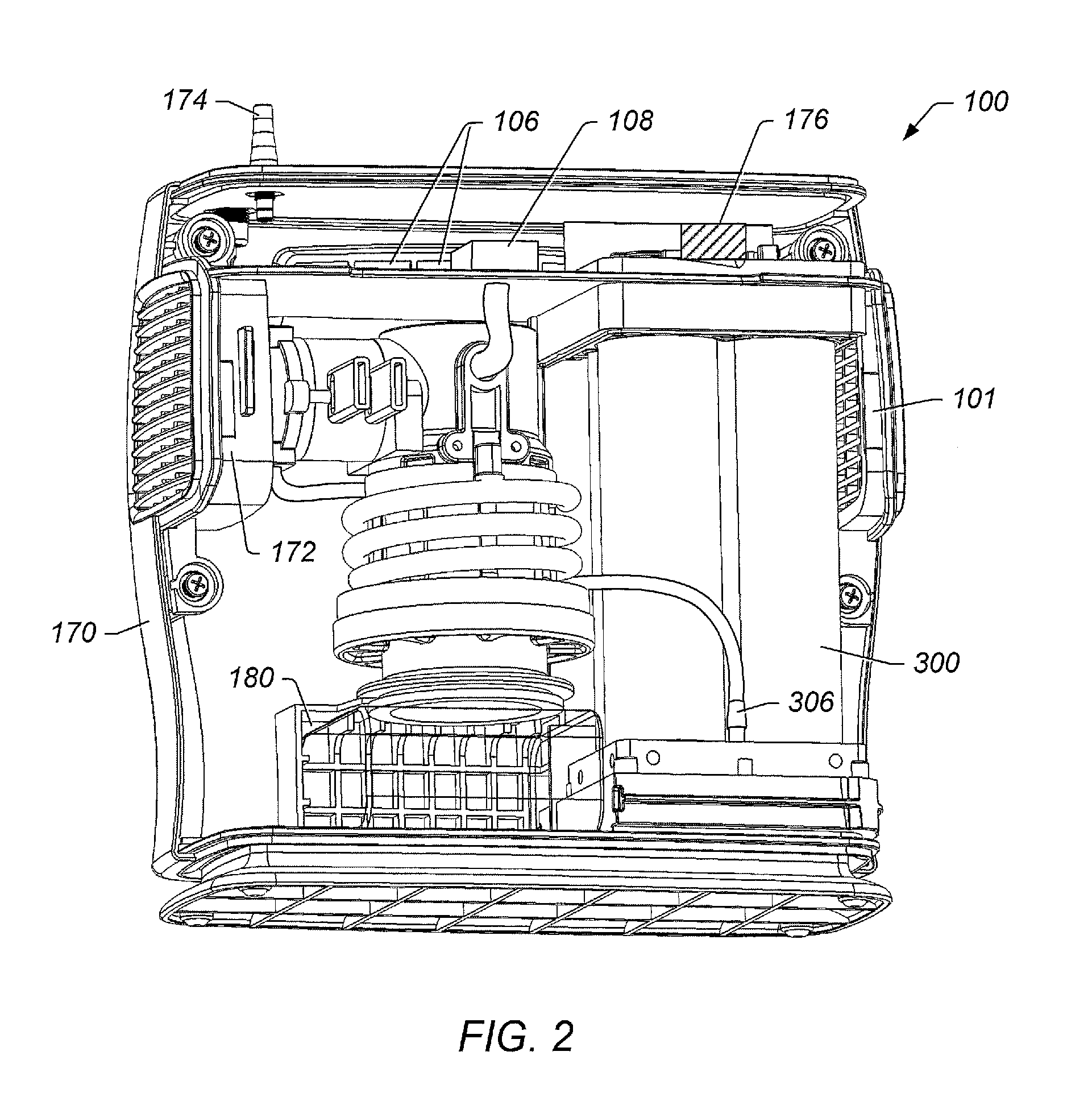 Shutdown system and method for an oxygen concentrator