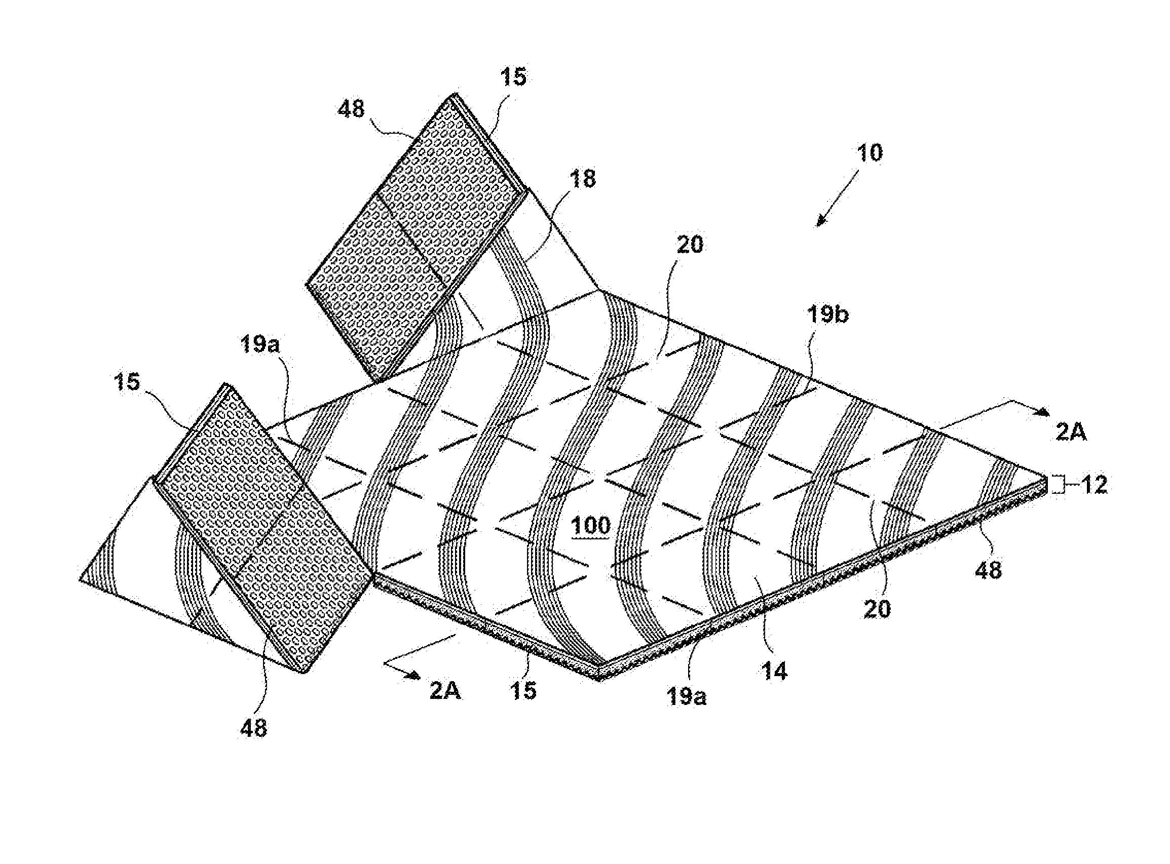 Perforated nonslip non-adhesive surface covering