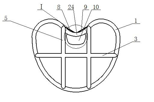 Heart-shaped three-dimensional intrauterine device