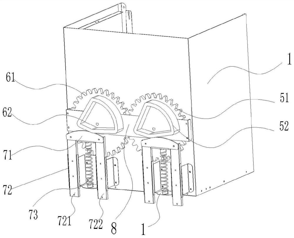 Opening and closing plate structure of range hood