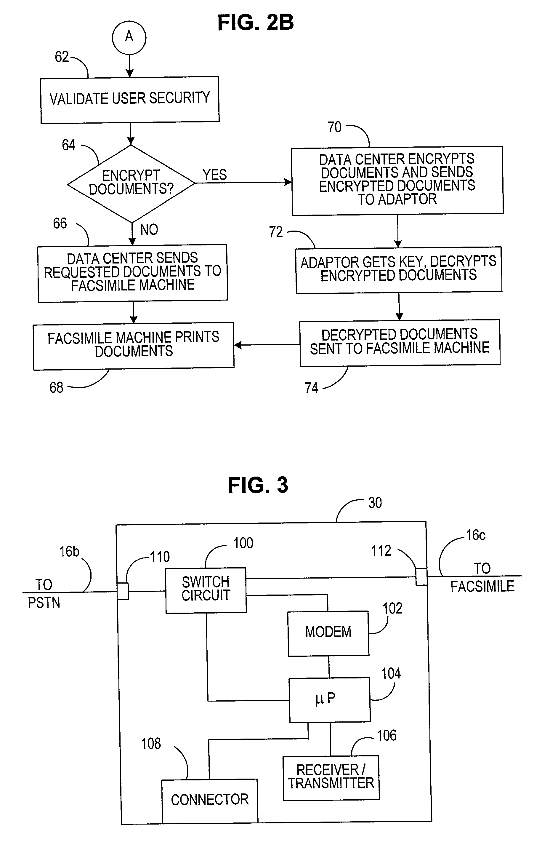 Method and system for secure delivery and retrieval of documents utilizing a facsimile machine