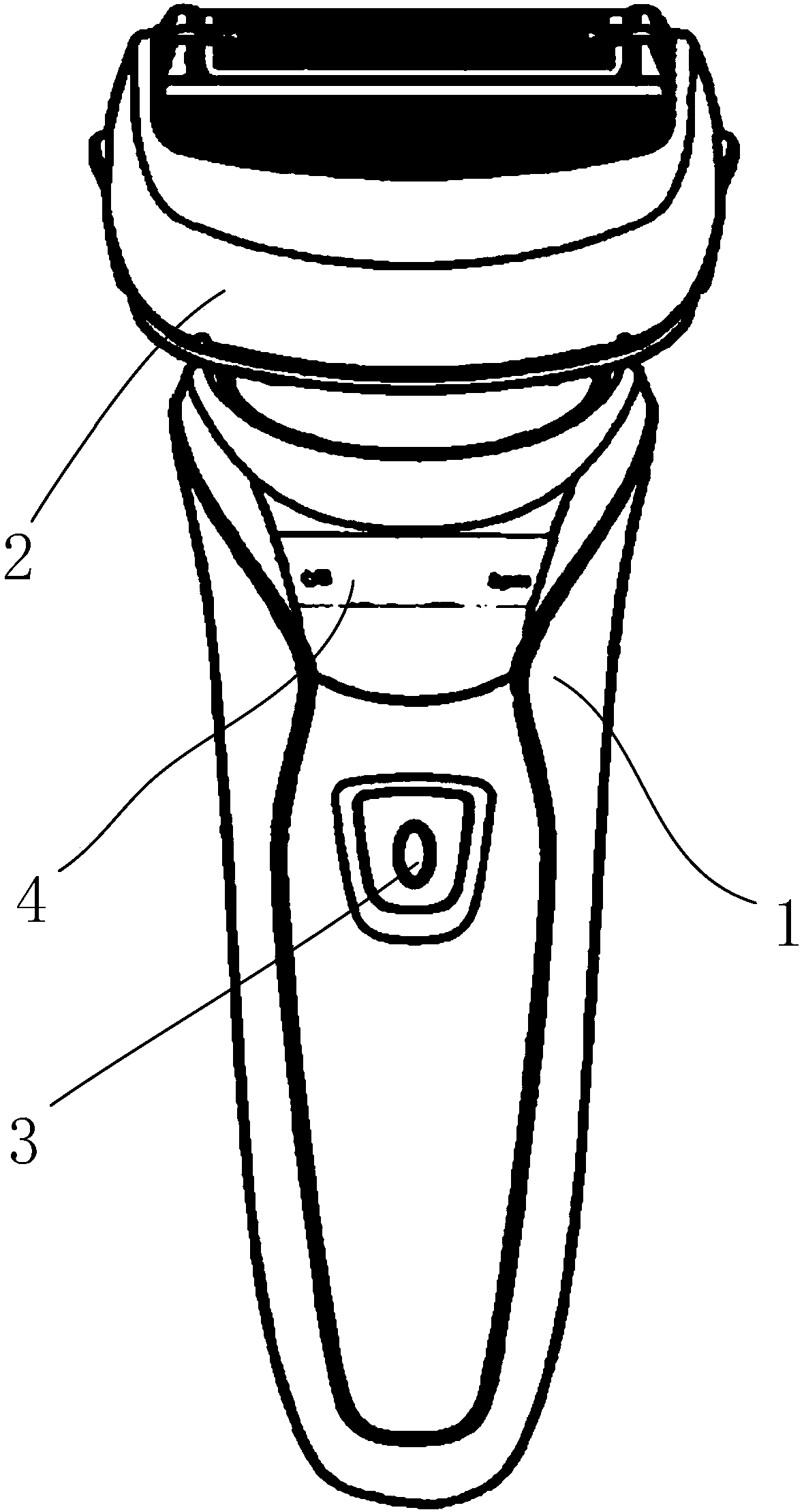 Electric shaver based on wireless charging