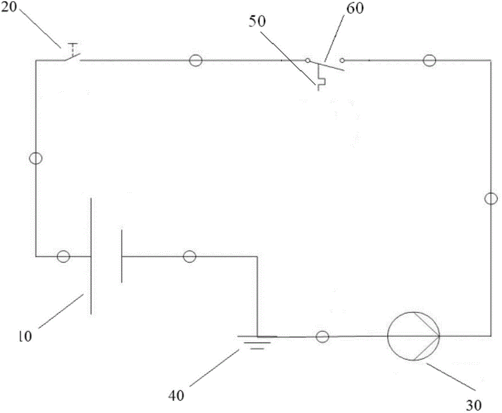 Engine oil way on-off control system and diesel fork lift truck engine with same