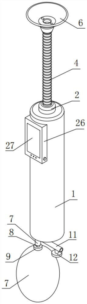 Auxiliary midwifery device for obstetrical department and use method thereof