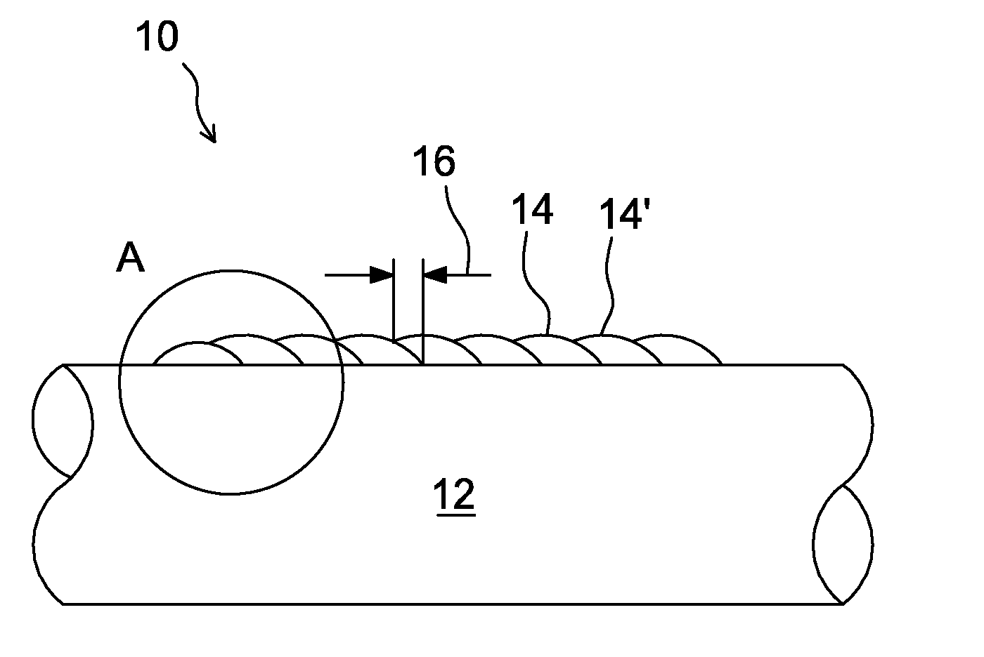 Weld overlay structure and a method of providing a weld overlay structure