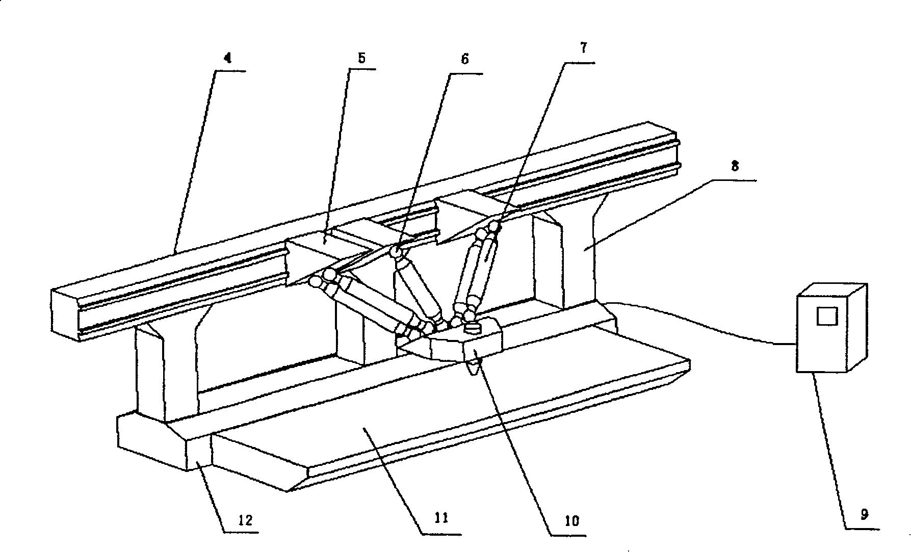 Laser material processing machine tool