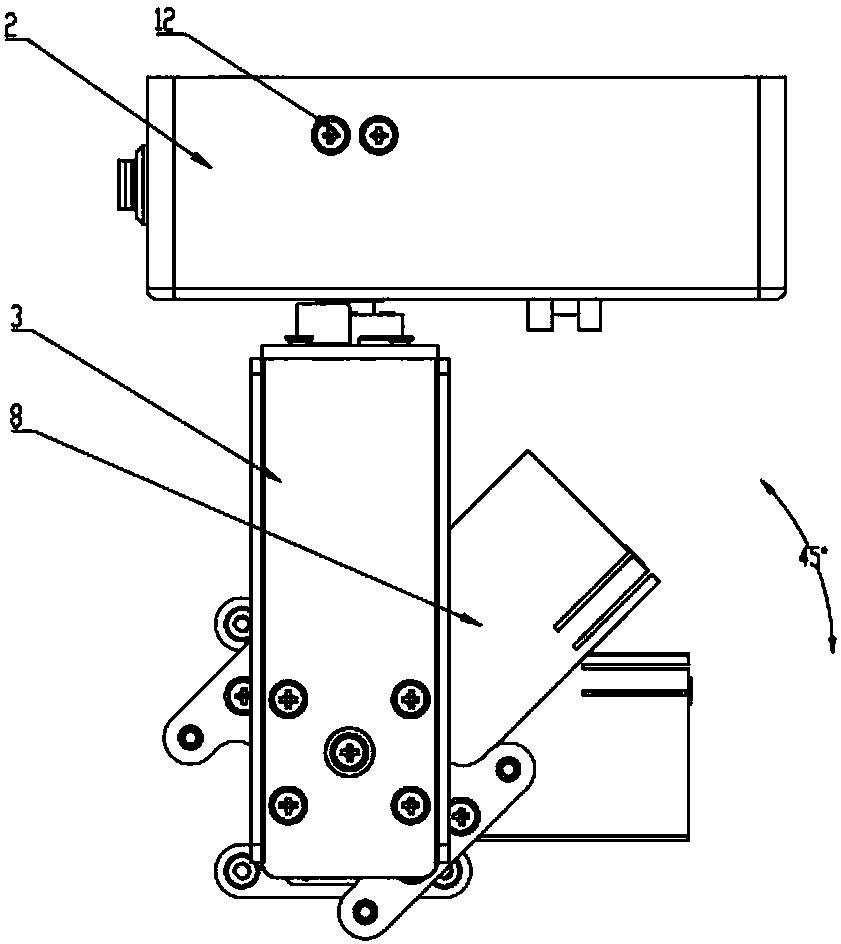 Laser measuring device and measuring method