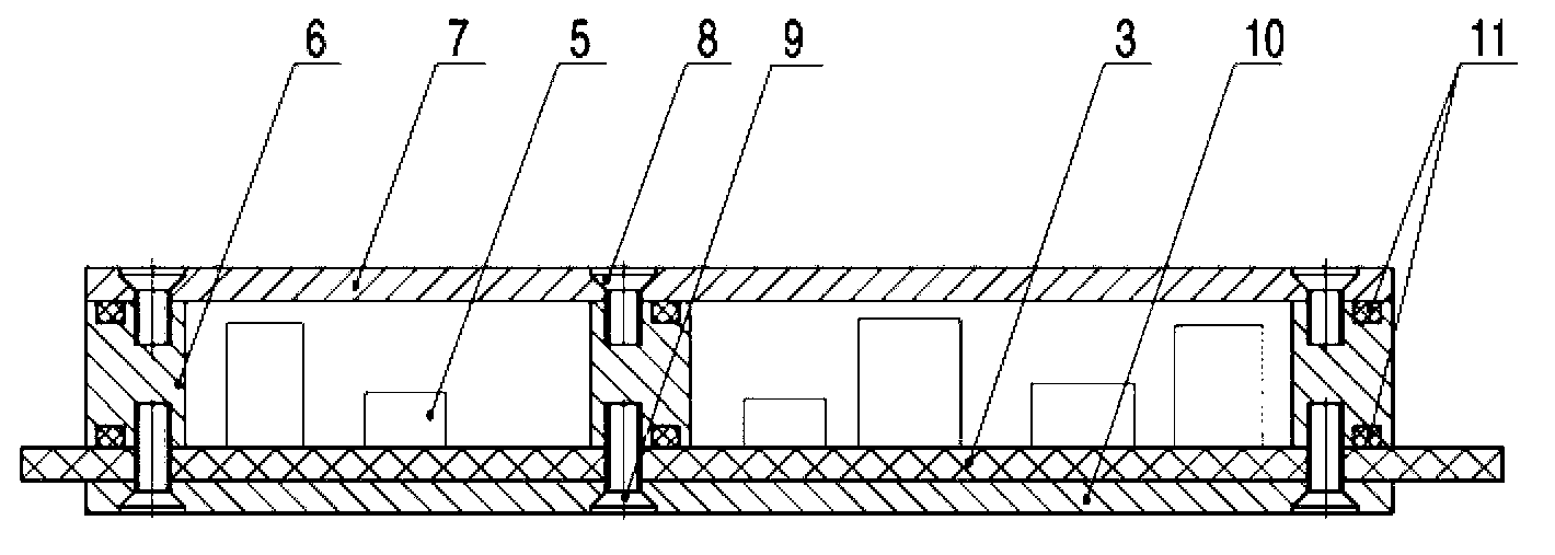 Shielding method and shielding structure of radio frequency test circuit