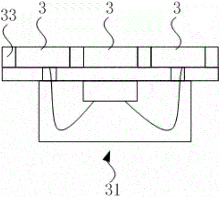 Gapless contact type intelligent card chip module, intelligent card and manufacturing method for intelligent card chip module