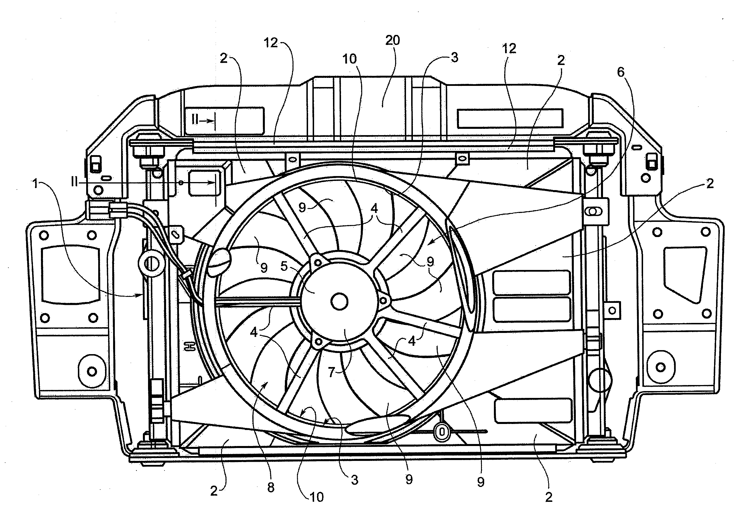 Fan unit for a heat exchanger