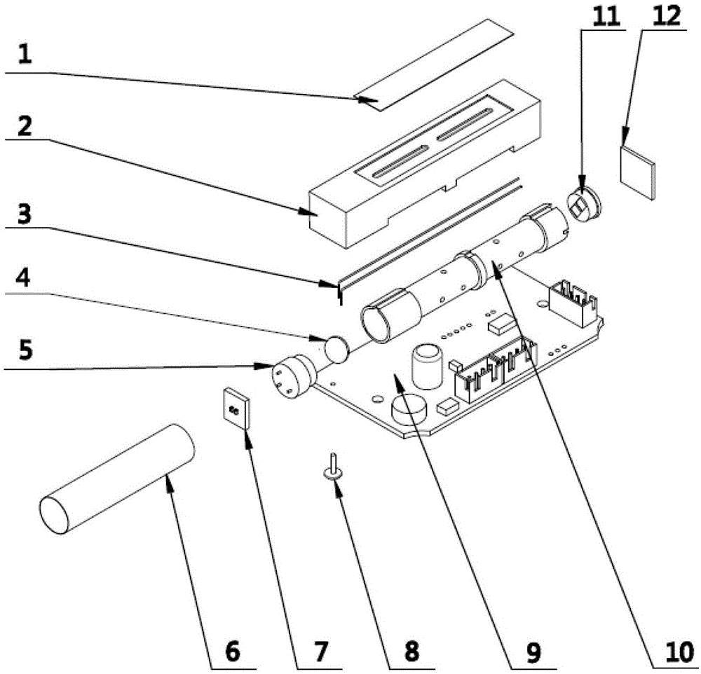 Infrared SF6 sensor device relevant to NDIR (Non-Dispersive Infrared Analyzer) and method