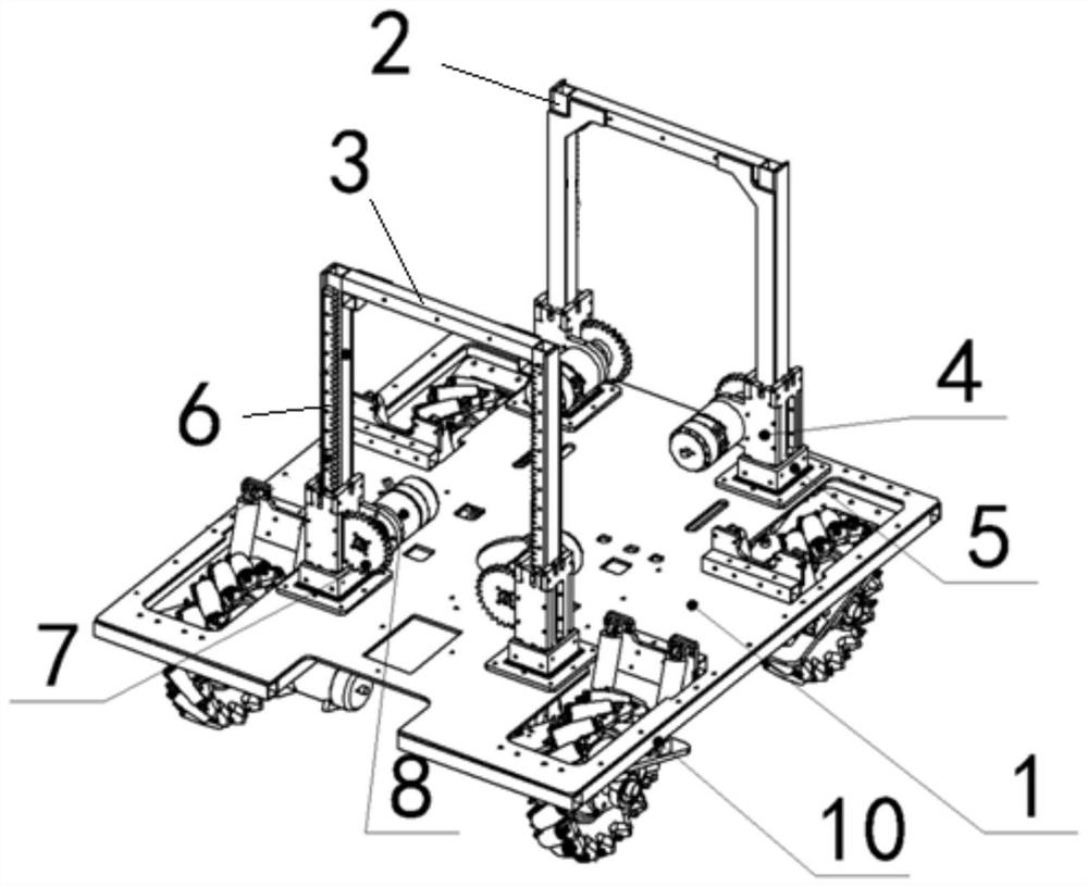 chassis-capable-of-going-up-and-down-the-steps-and-using-method