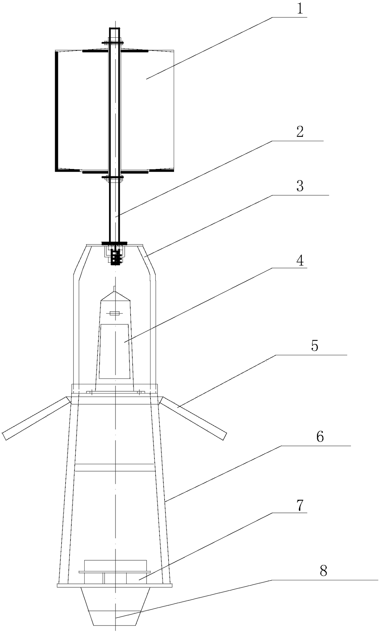 Detachable buoy lamp holder