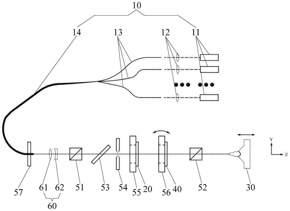 Device and method for measuring refractive index of optical material