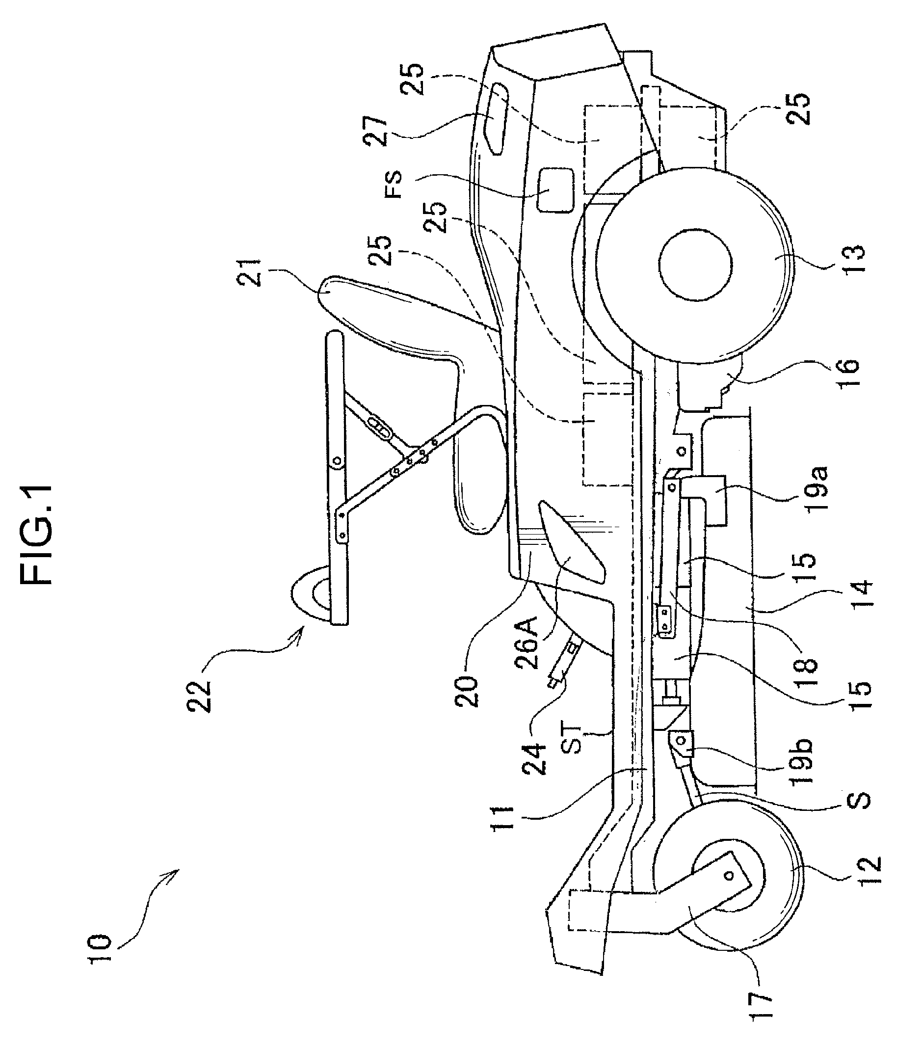 Electric riding mower