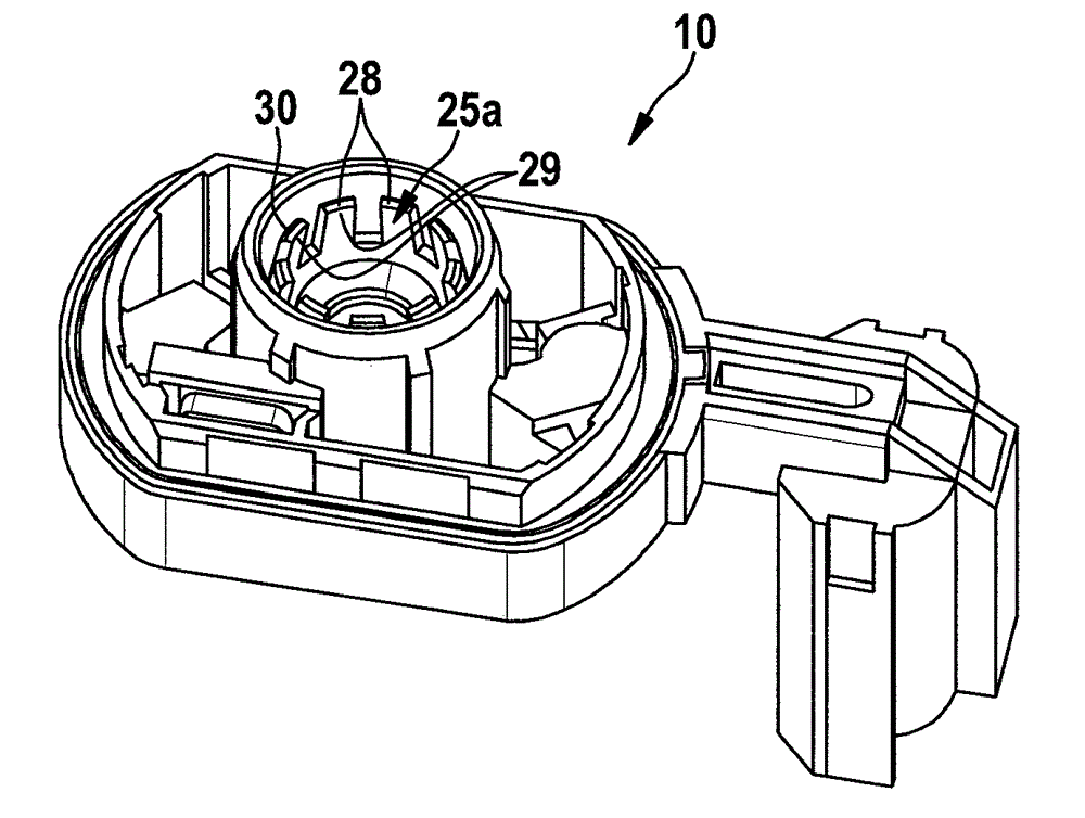 Bearing device for armature shaft of transmission drive unit and transmission drive unit
