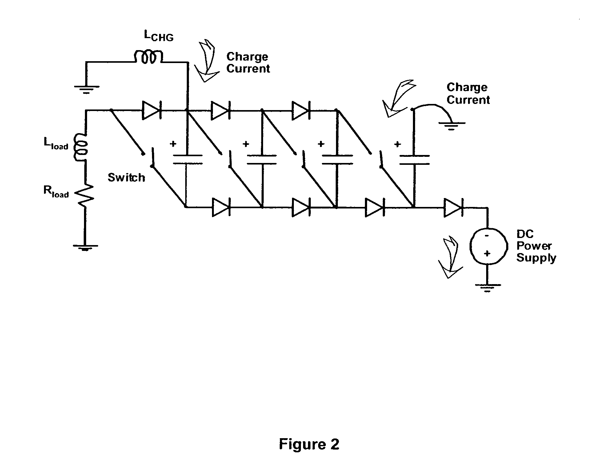 Apparatus for producing voltage and current pulses