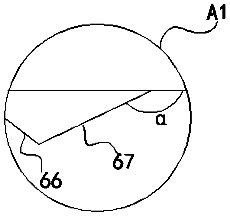 Wall-through purification ventilation pipe with structure for regulating ventilation flow