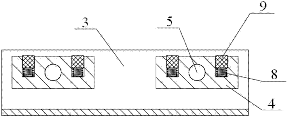 Slide block mechanism for slide block sorting machine of logistics automatic conveying line