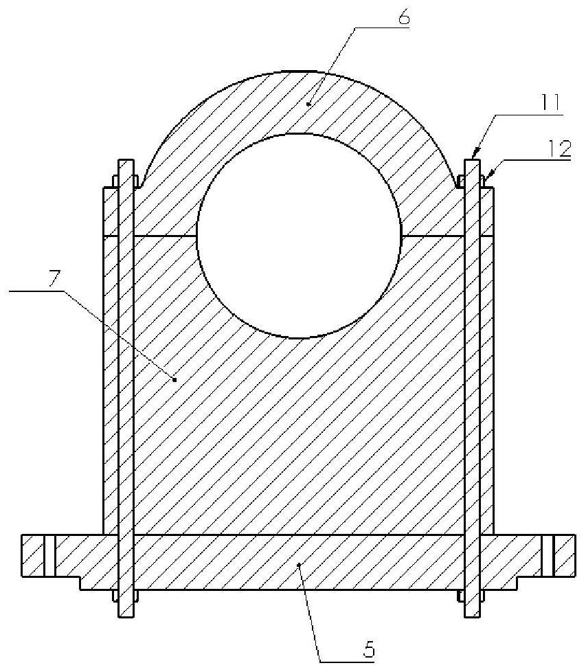 Device and method for comparing and testing performance of magnetic anomaly sensor in deep sea environment