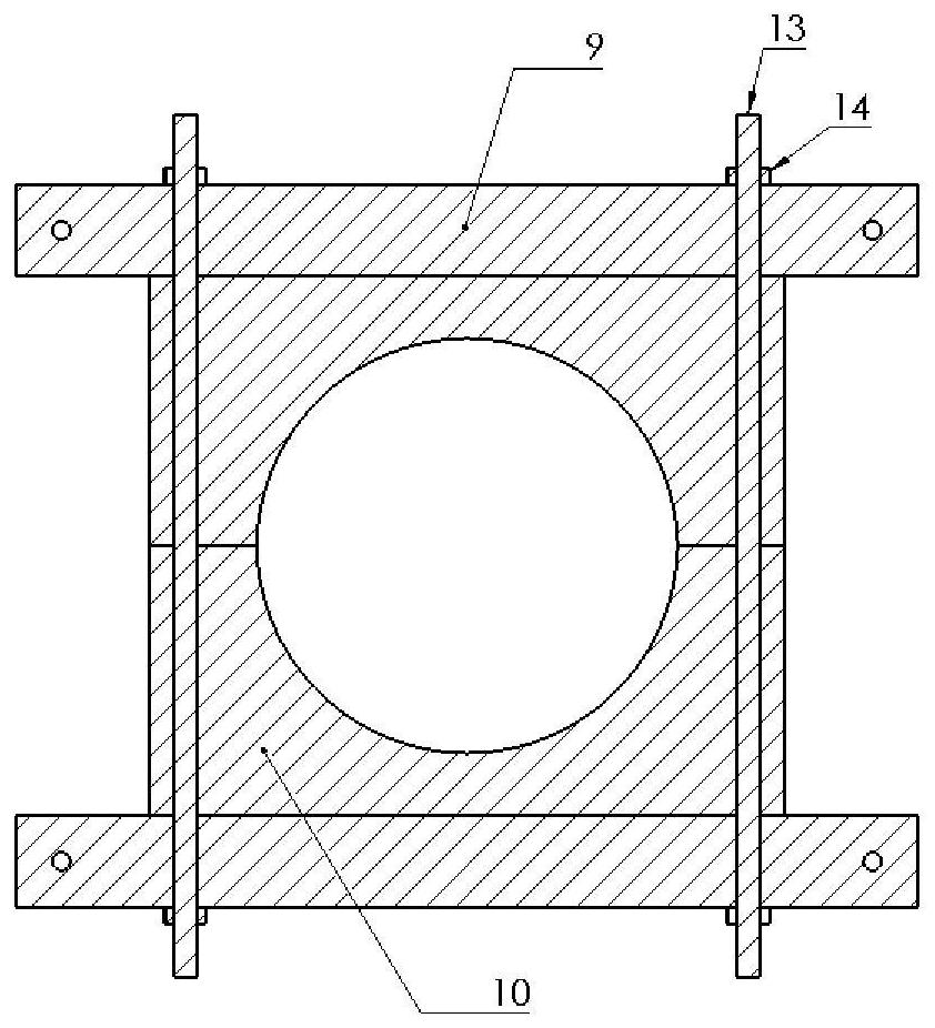 Device and method for comparing and testing performance of magnetic anomaly sensor in deep sea environment