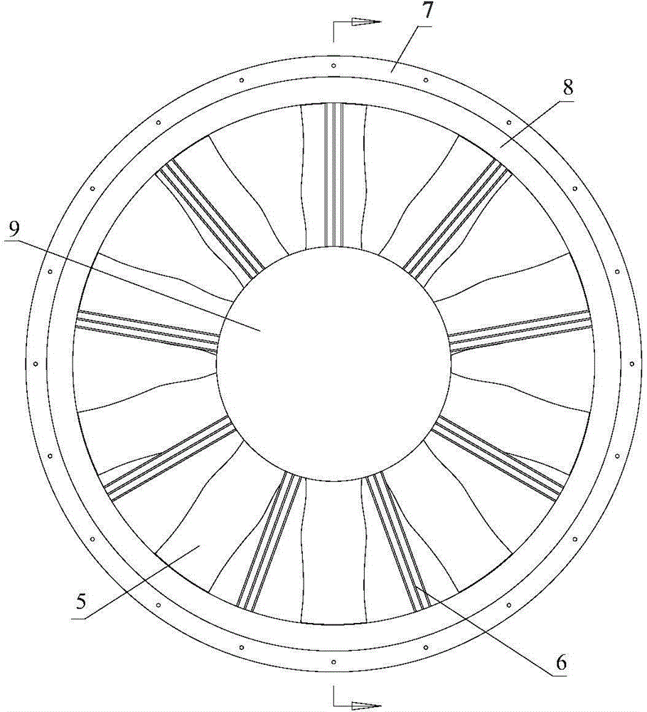Guide device of bidirectional reversible axial-flow fan