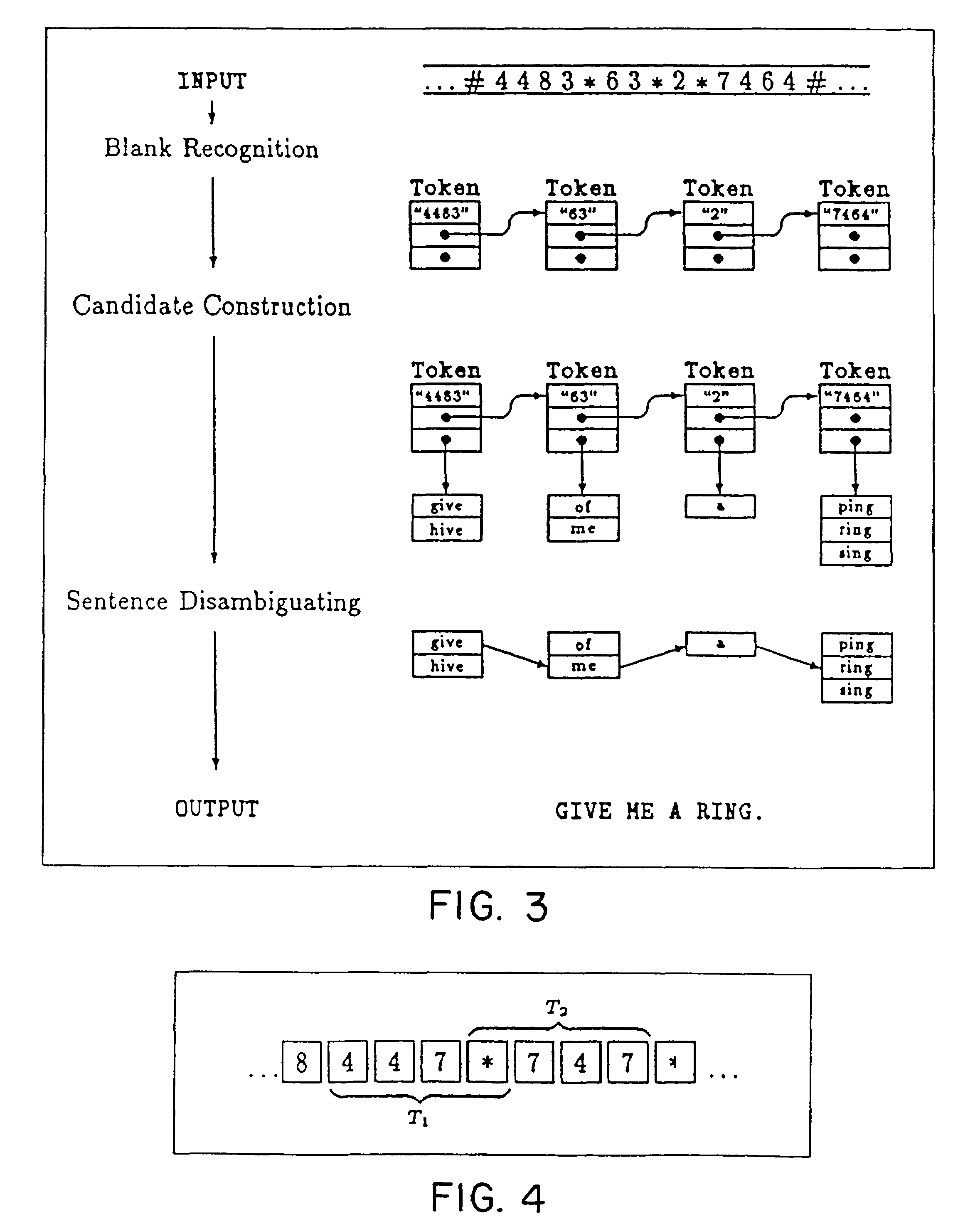 Sentence reconstruction using word ambiguity resolution