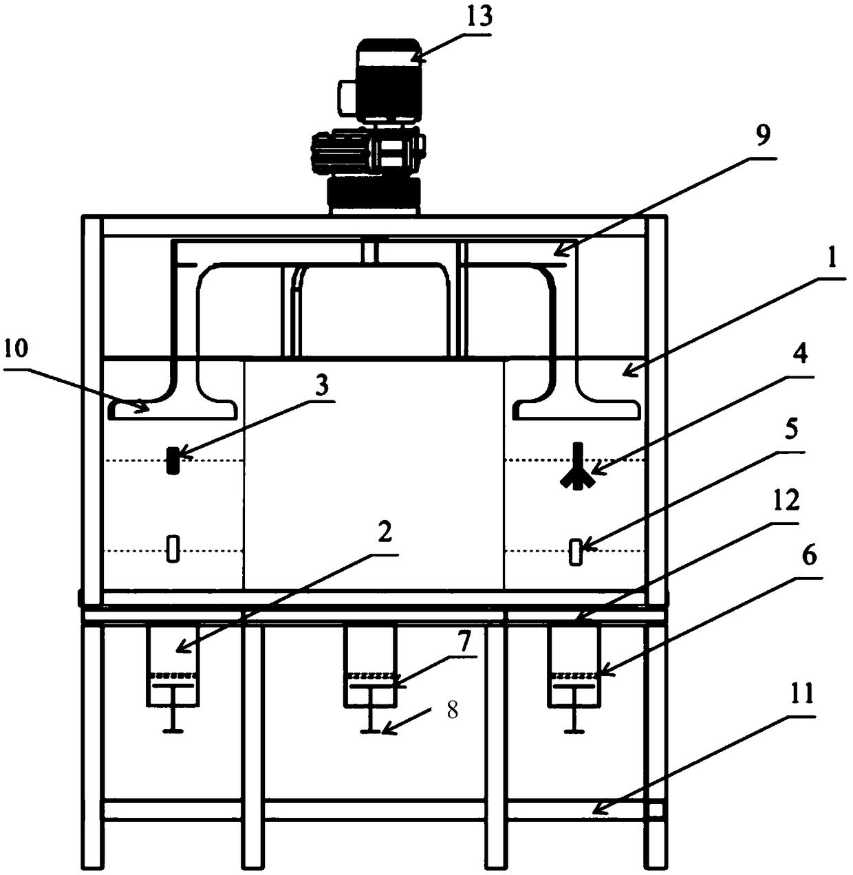 In-situ sediment columnar sample stratified erosion resistance measuring device, and method thereof