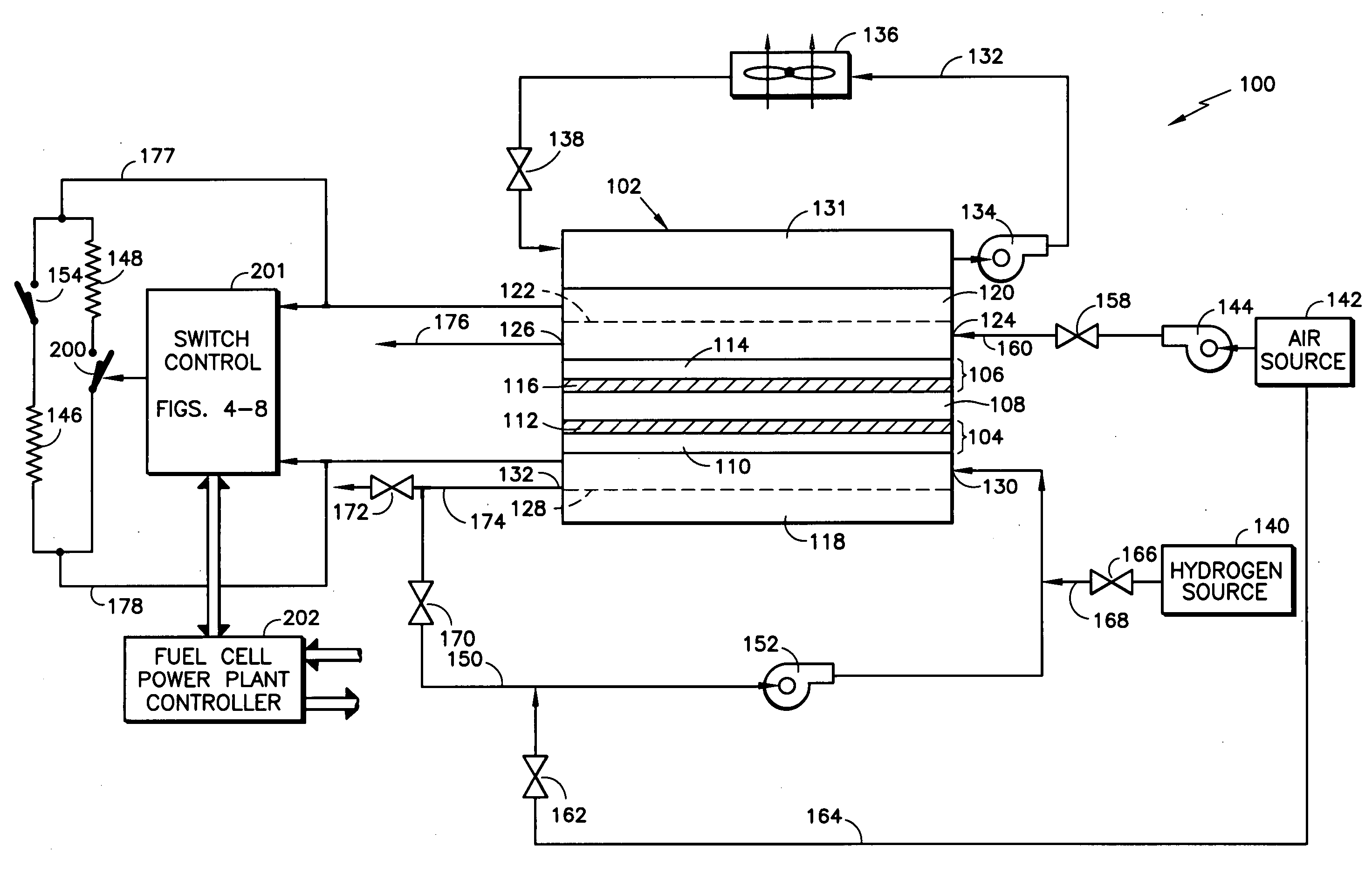 Fuel cell voltage control