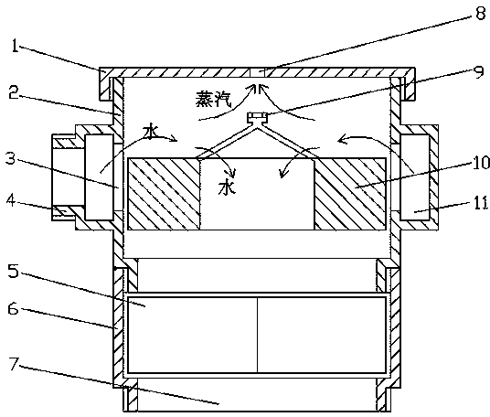 Pressure-bearing vaporization heat dissipating device