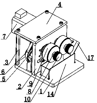 Pearl powder grinding device