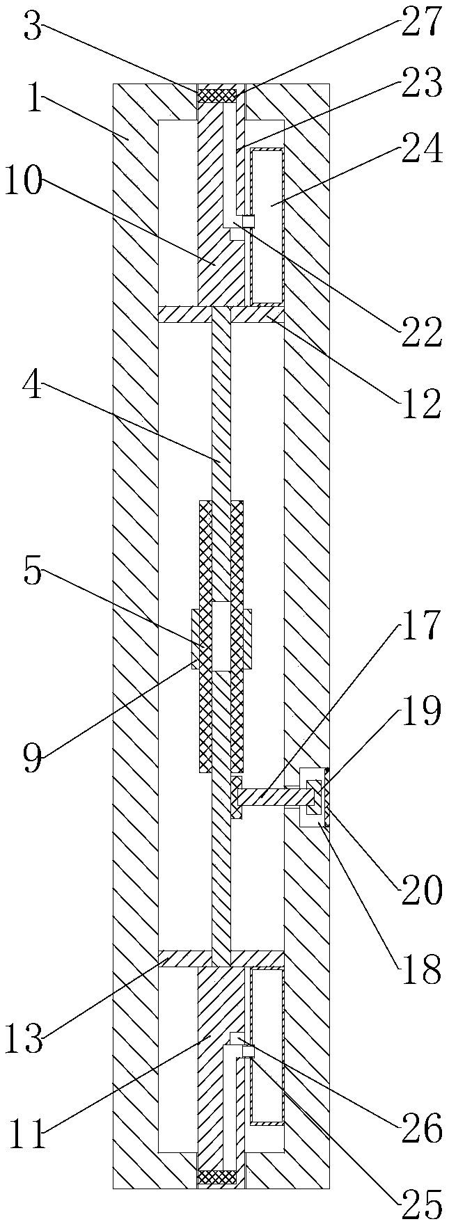 Door structure capable of preventing and removing smoke