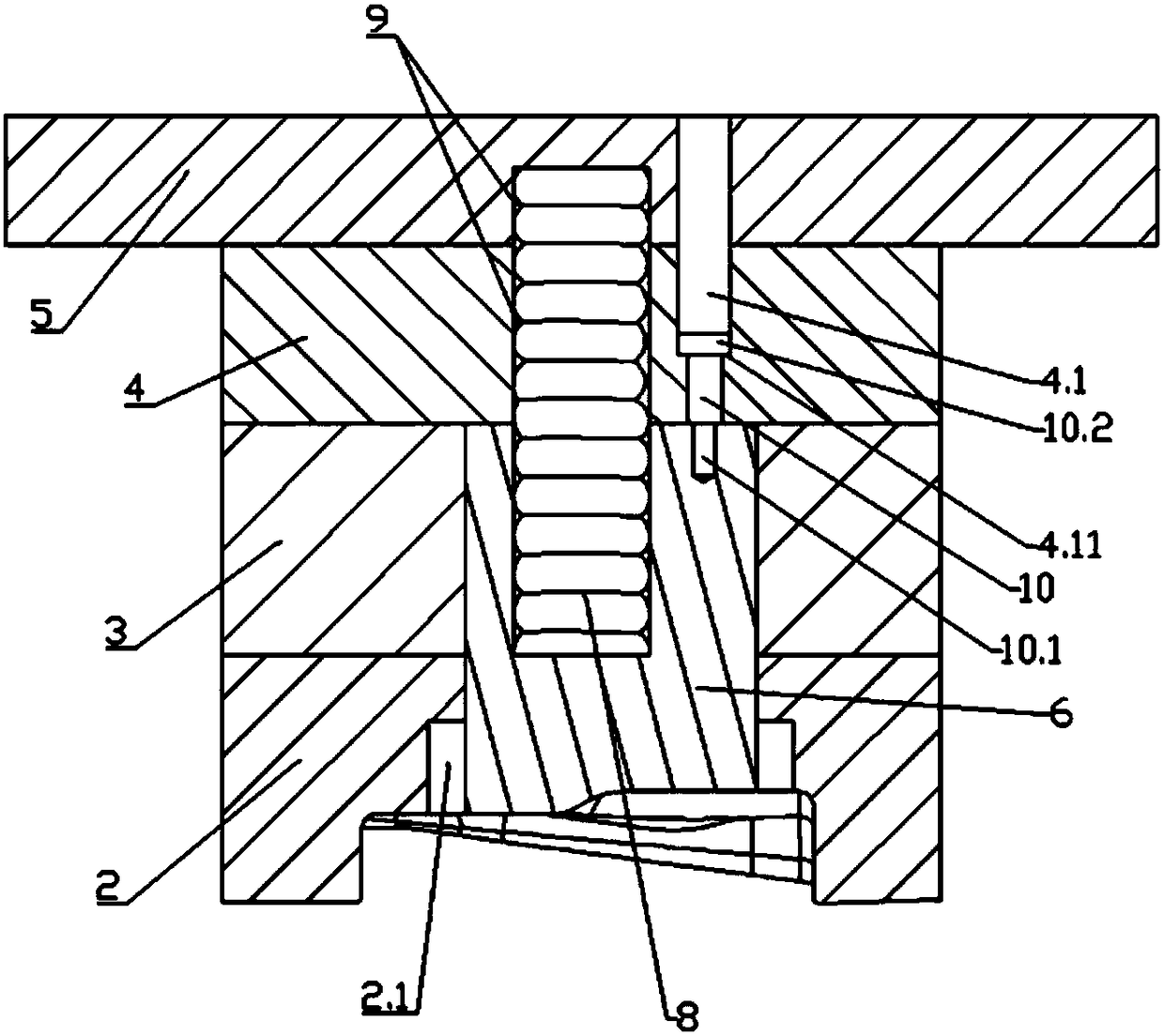 Preparation method of automobile tailpipe liner