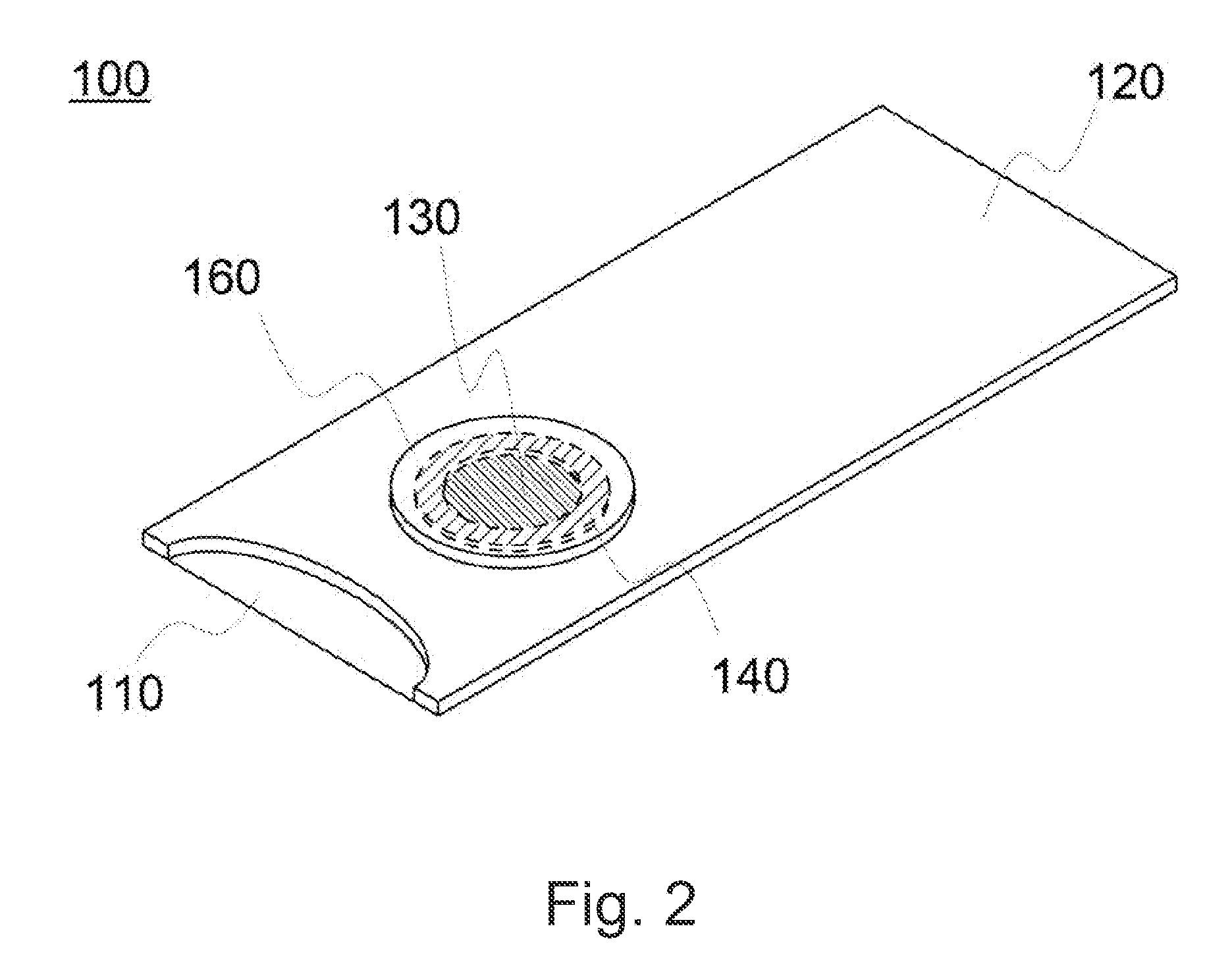 Test strip for detecting gastric problems and detecting method thereof