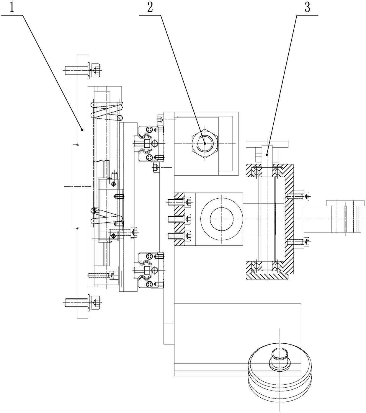 Multi-directional adjustable arc guiding mechanism