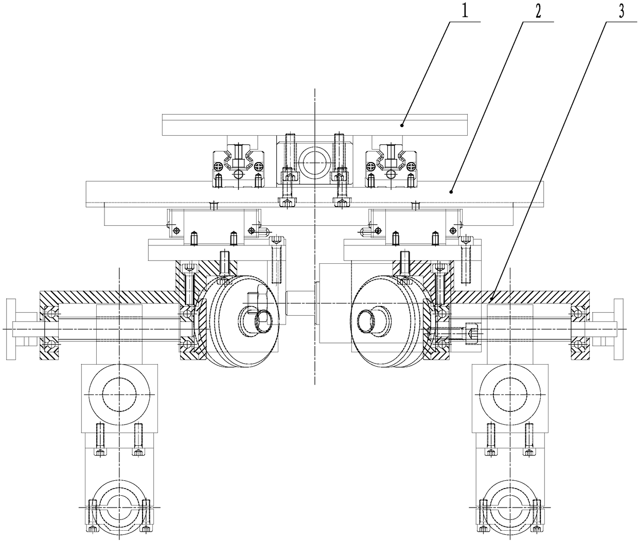 Multi-directional adjustable arc guiding mechanism