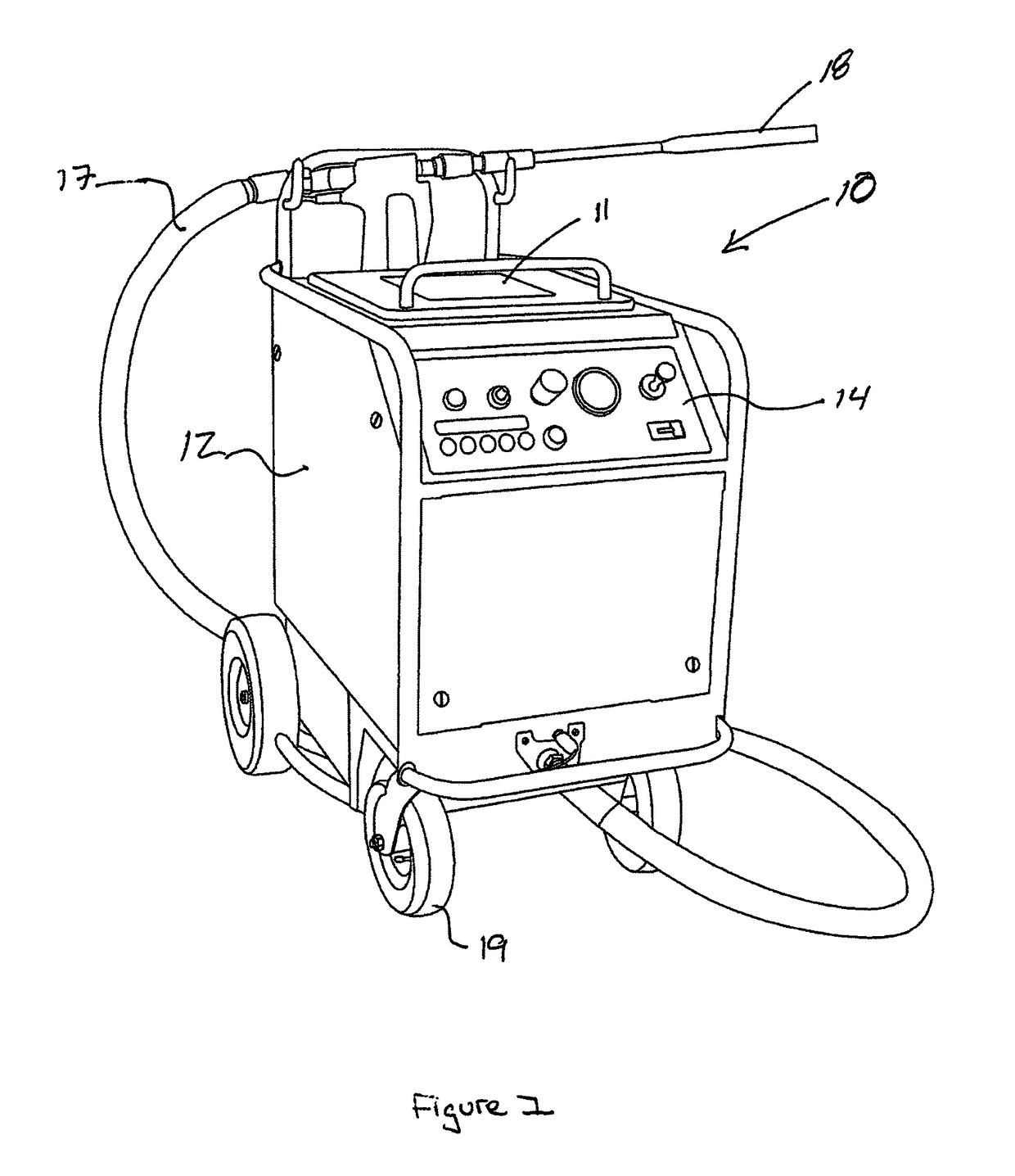 Dry ice blast cleaning system and method for operating the same